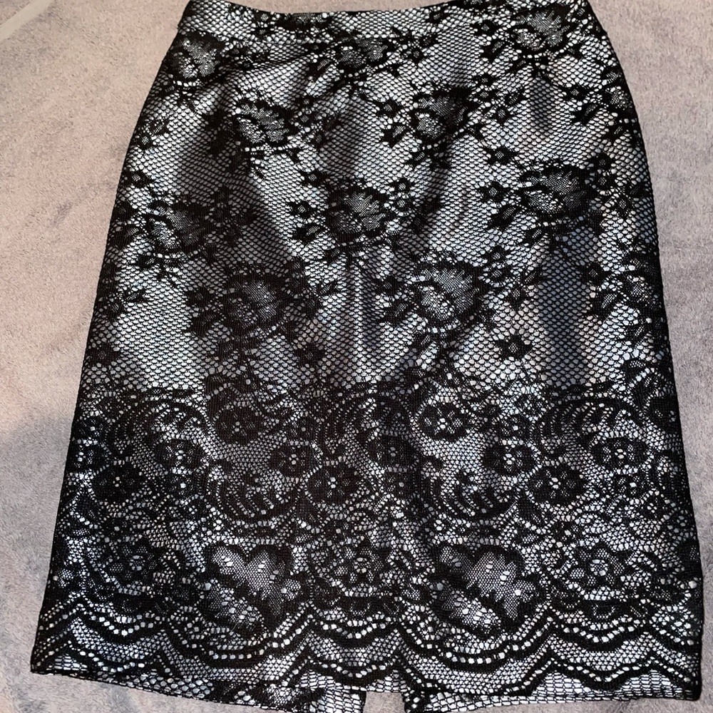 The Limited Black and gray pencil skirt